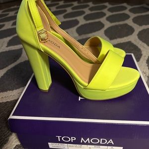 Lime Green Heels